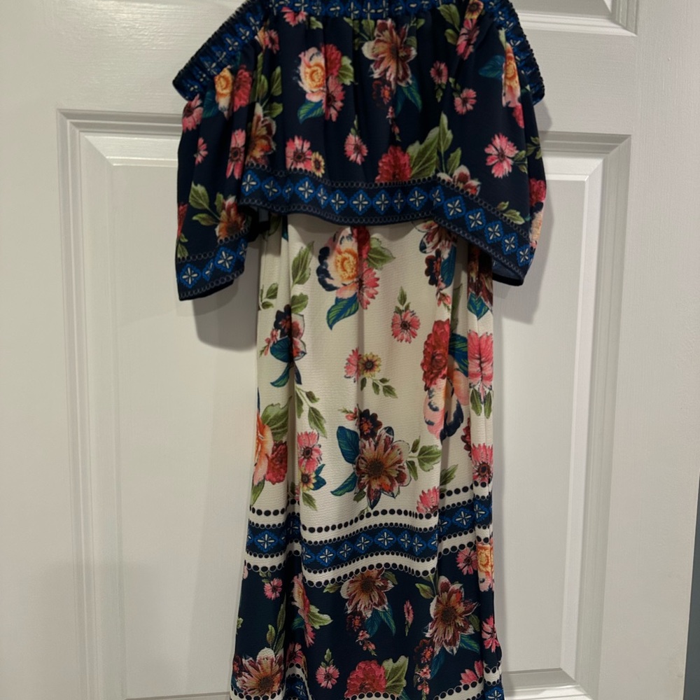 Off the shoulder mini dress